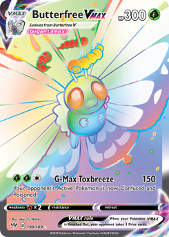 Butterfree VMAX #190 Darkness Ablaze