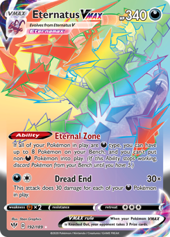 Eternatus VMAX #192 Darkness Ablaze