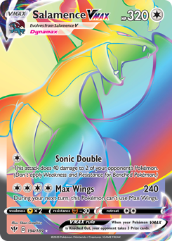 Salamence VMAX #194 Darkness Ablaze