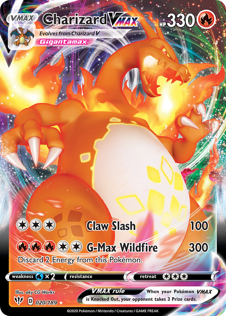 Charizard VMAX #20 Darkness Ablaze