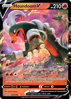 Houndoom V #21 Darkness Ablaze