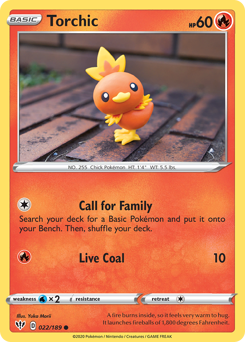 Torchic #22 Darkness Ablaze