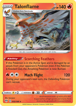 Talonflame #32 Darkness Ablaze