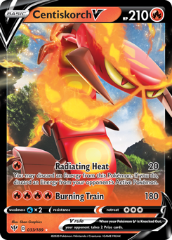 Centiskorch V #33 Darkness Ablaze