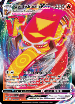 Centiskorch VMAX #34 Darkness Ablaze