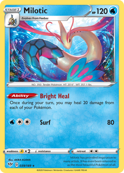 Milotic #39 Darkness Ablaze