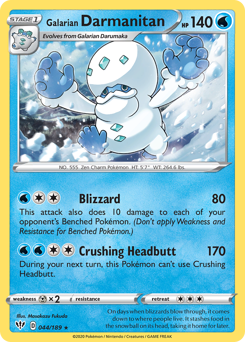 Galarian Darmanitan #44 PSA 10