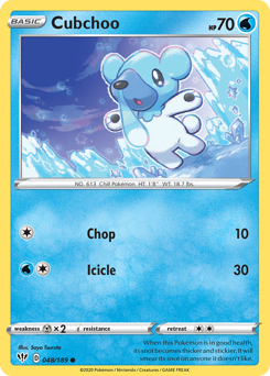 Cubchoo #48 Darkness Ablaze