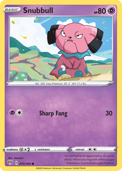 Snubbull #70 Darkness Ablaze