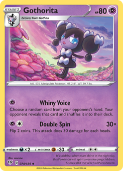 Gothorita #74 Darkness Ablaze