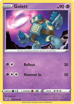 Golett #76 Darkness Ablaze
