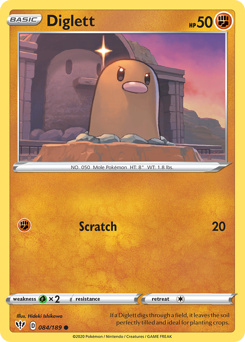 Diglett #84 Darkness Ablaze