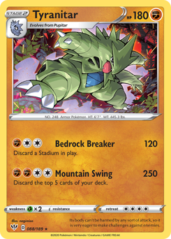 Tyranitar #88 Darkness Ablaze