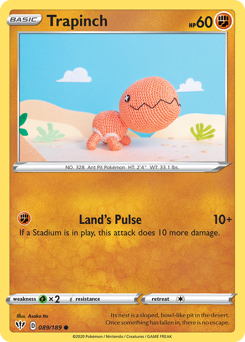 Trapinch #89 Darkness Ablaze