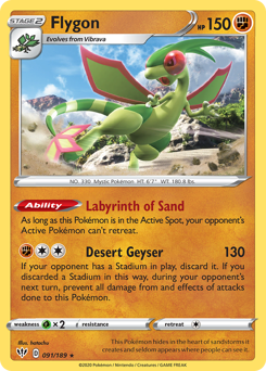 Flygon #91 Darkness Ablaze
