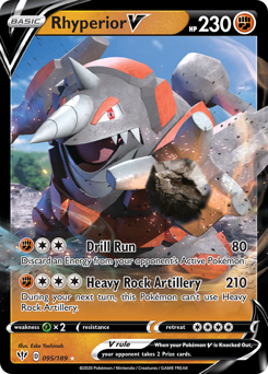 Rhyperior V #95 Darkness Ablaze
