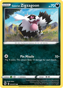 Galarian Zigzagoon #35 Champion's Path