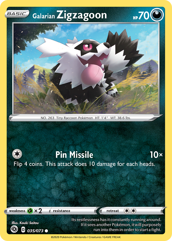 Galarian Zigzagoon #35 Champion's Path