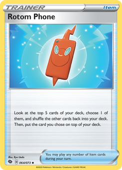 Rotom Phone #64 Champion's Path