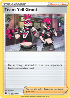 Team Yell Grunt #67 Champion's Path