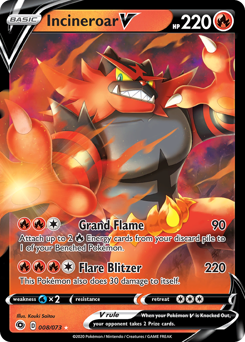 Incineroar V #8 PSA 10