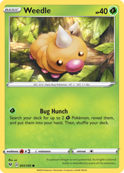 Weedle #1 Vivid Voltage