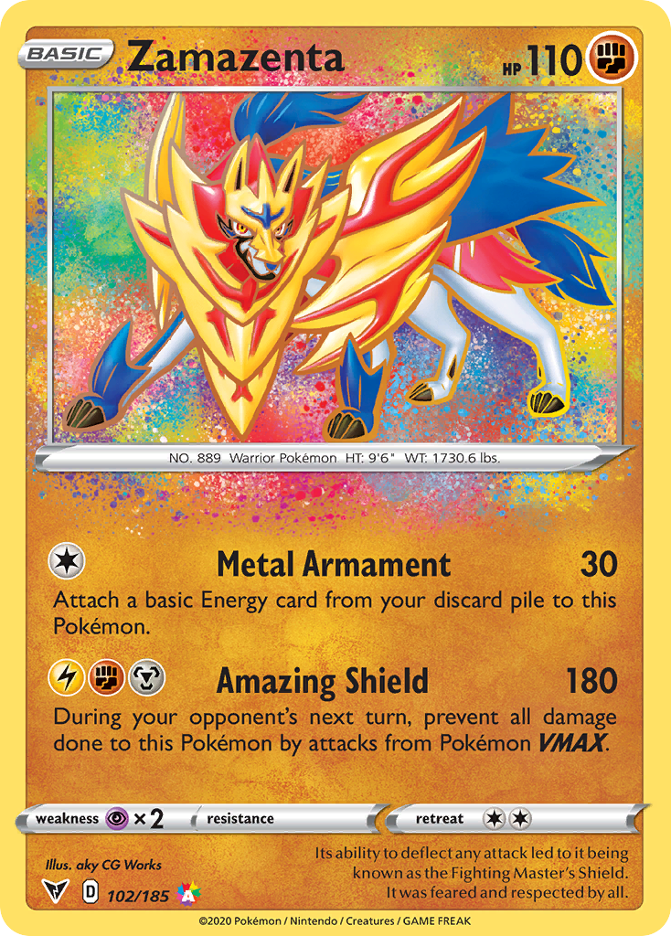 Zamazenta #102 Vivid Voltage