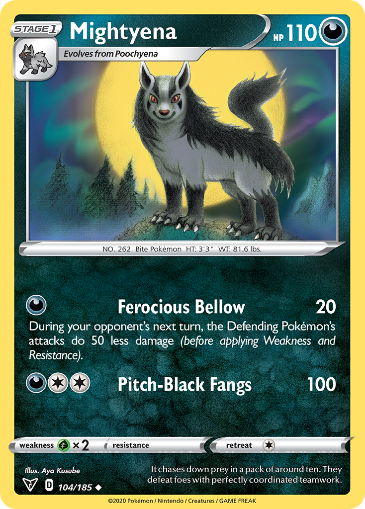 Mightyena #104 Vivid Voltage