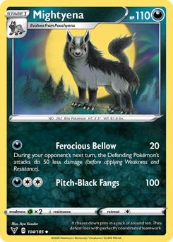 Mightyena #104 Vivid Voltage