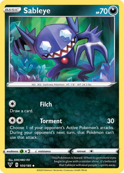Sableye #105 Vivid Voltage