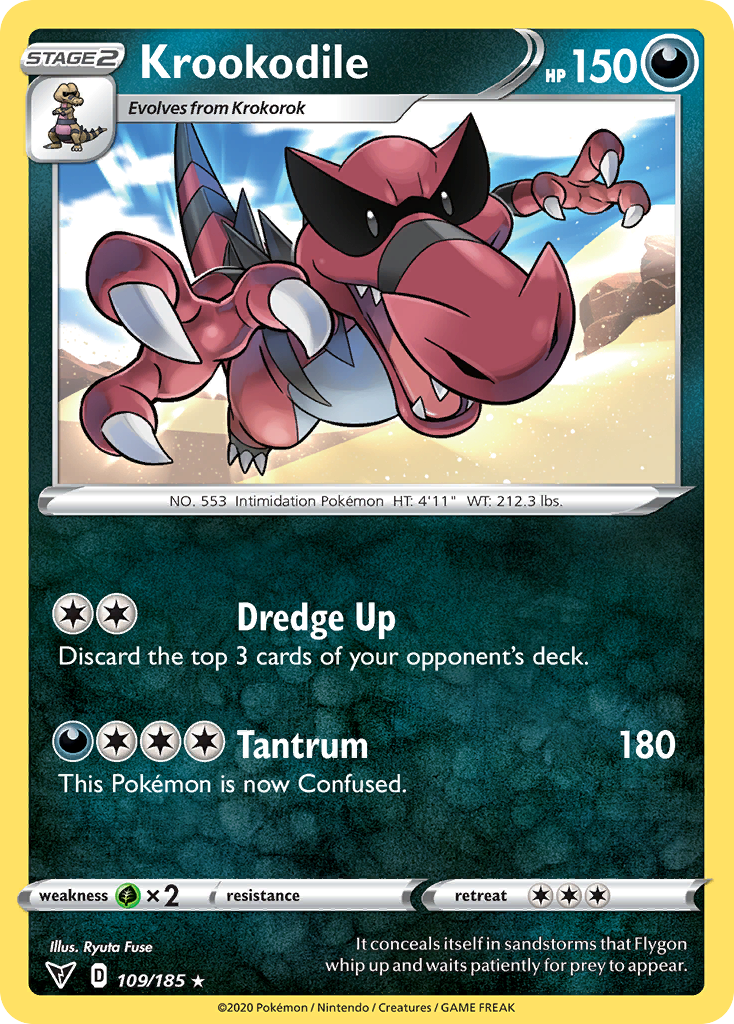 Krookodile #109 Vivid Voltage