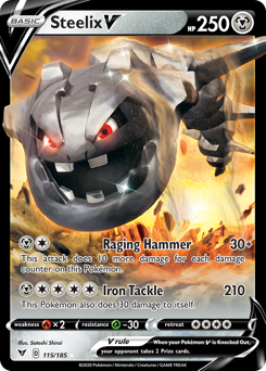 Steelix V #115 Vivid Voltage