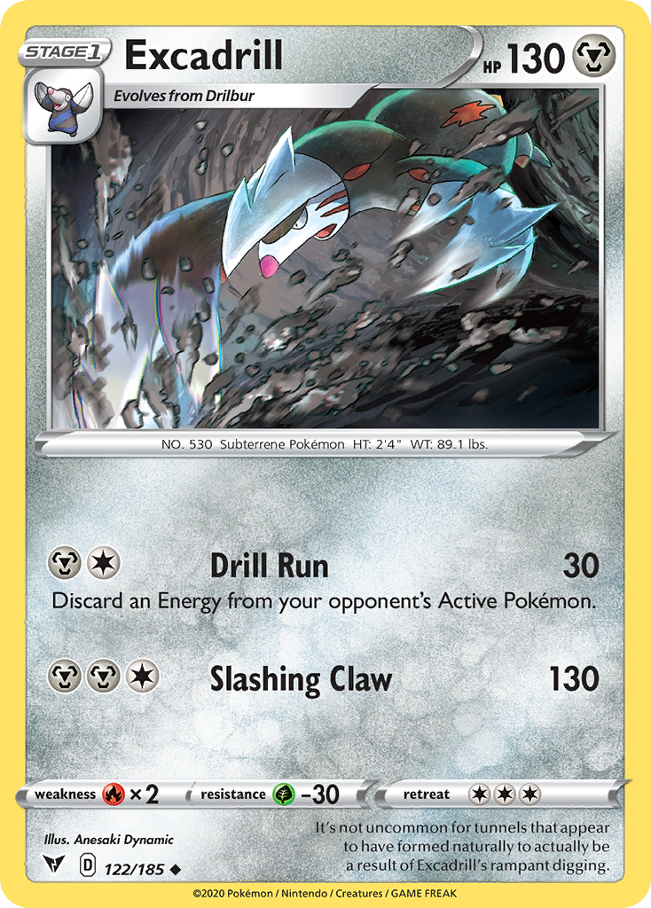 Excadrill #122 Vivid Voltage