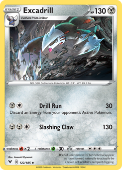 Excadrill #122 Vivid Voltage