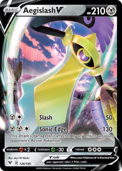 Aegislash V #126 Vivid Voltage