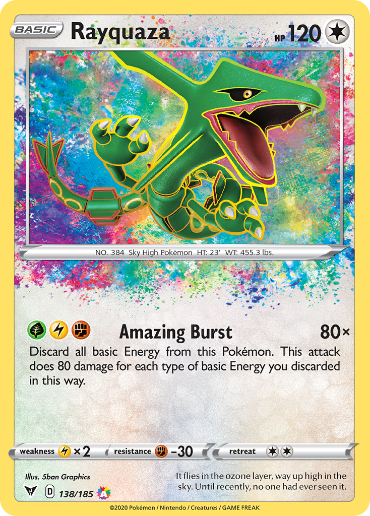 Rayquaza #138 Vivid Voltage