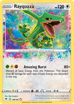 Rayquaza #138 Vivid Voltage