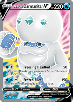 Galarian Darmanitan V #169 Vivid Voltage