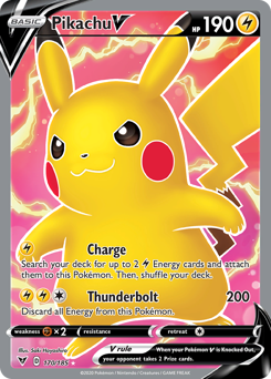 Pikachu V #170 Vivid Voltage