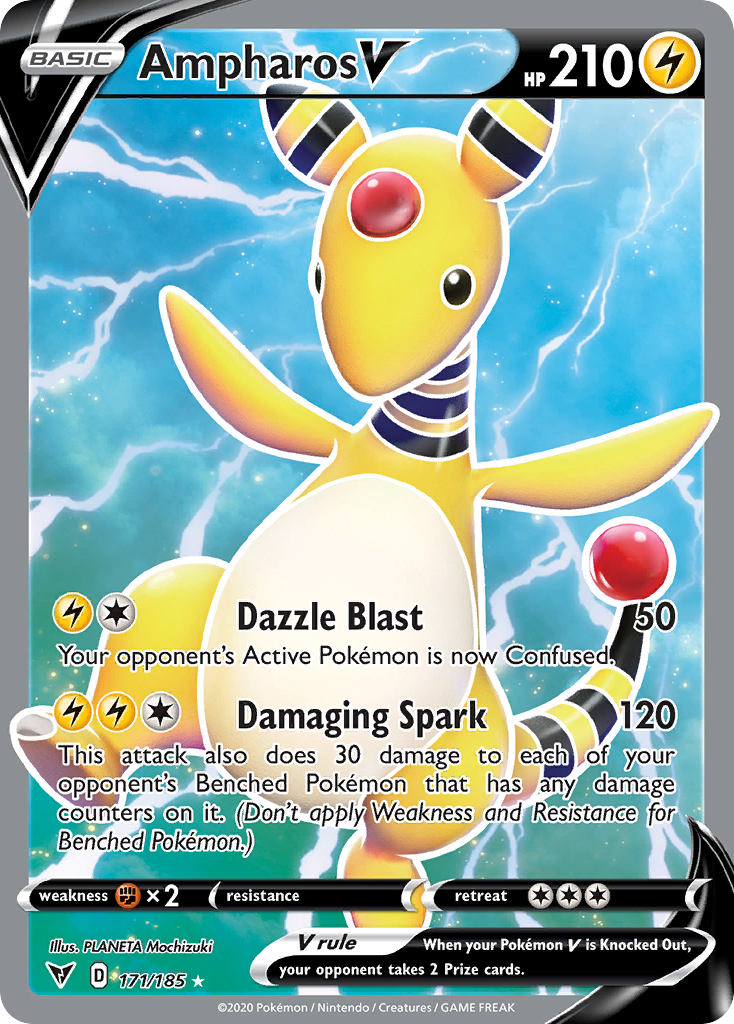 Ampharos V #171 Vivid Voltage