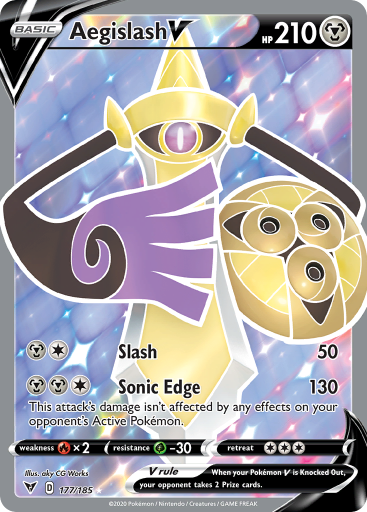 Aegislash V #177 Vivid Voltage