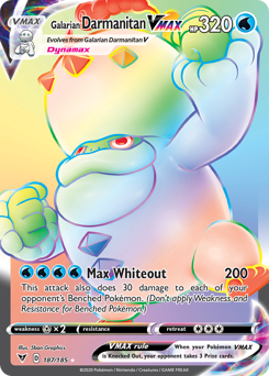 Galarian Darmanitan VMAX #187 Vivid Voltage