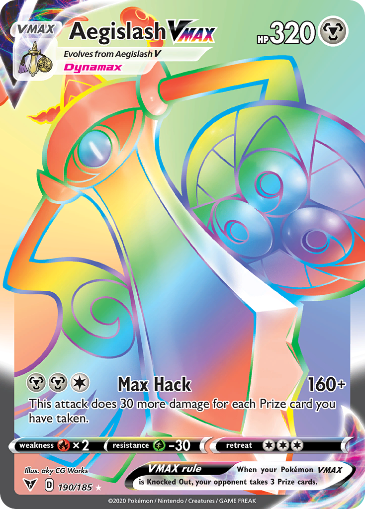 Aegislash VMAX #190 Vivid Voltage