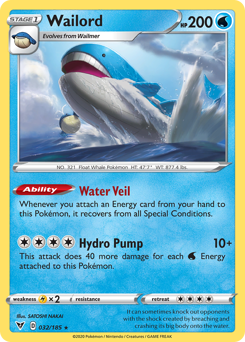 Wailord #32 Vivid Voltage