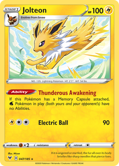 Jolteon #47 Vivid Voltage
