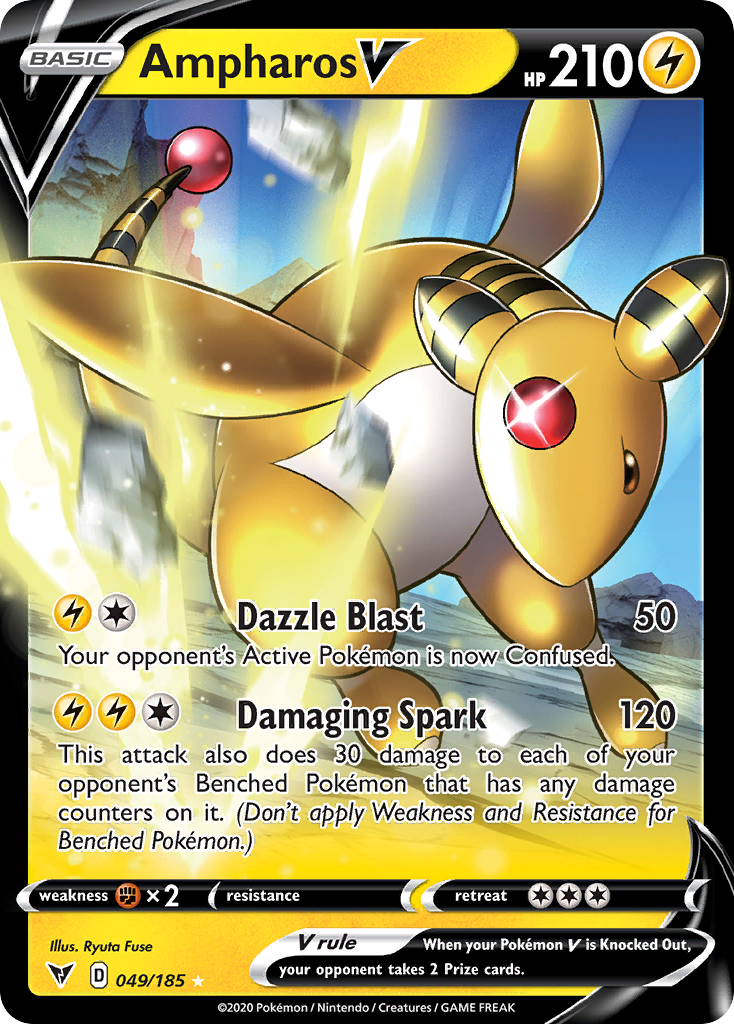 Ampharos V #49 Vivid Voltage