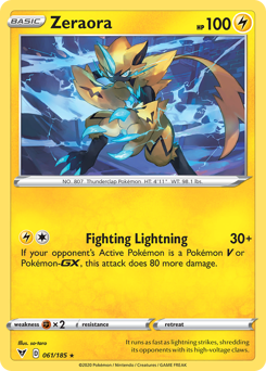 Zeraora Vivid Voltage #61