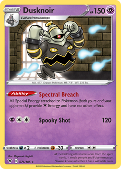 Dusknoir #71 PSA 10