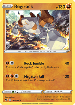 Regirock #89 Vivid Voltage
