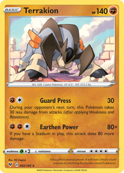 Terrakion #92 Vivid Voltage